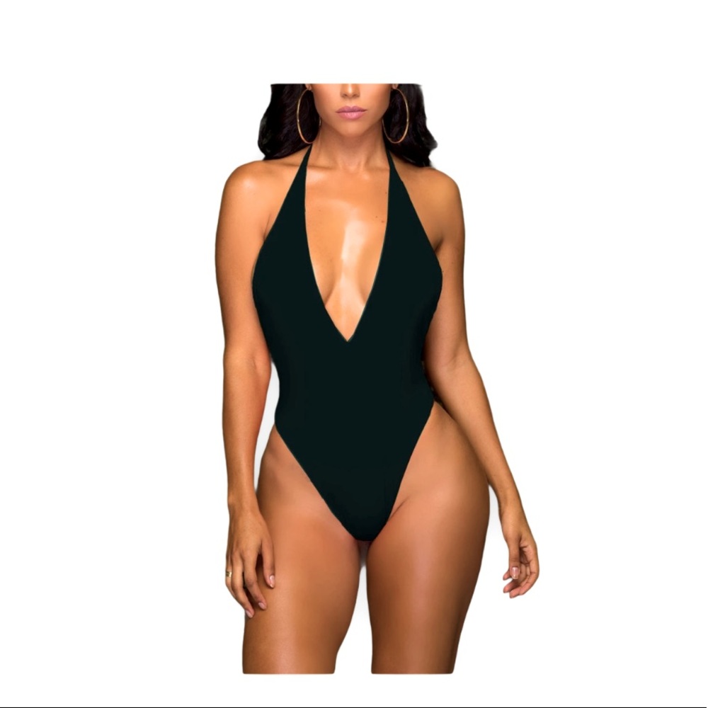 OMG Miami Swimwear Black Monokini